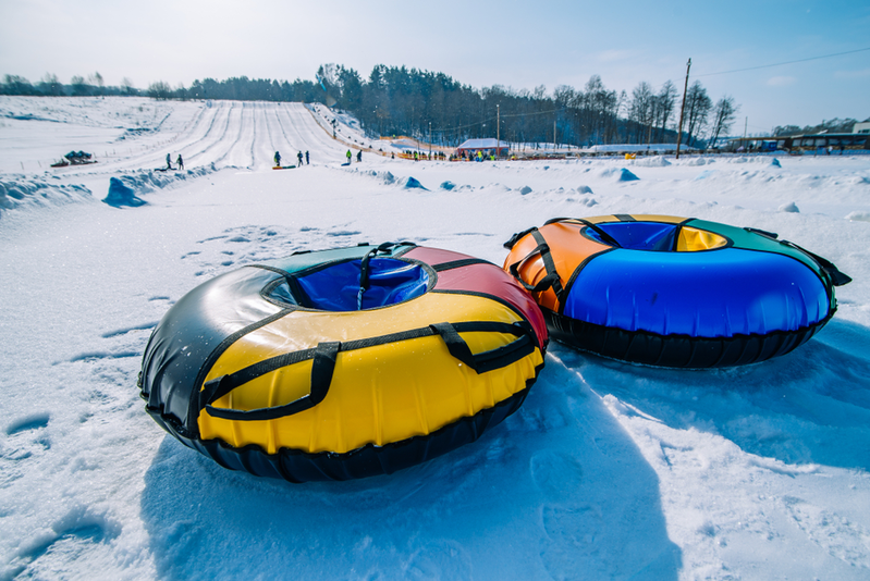 snow tubing hill
